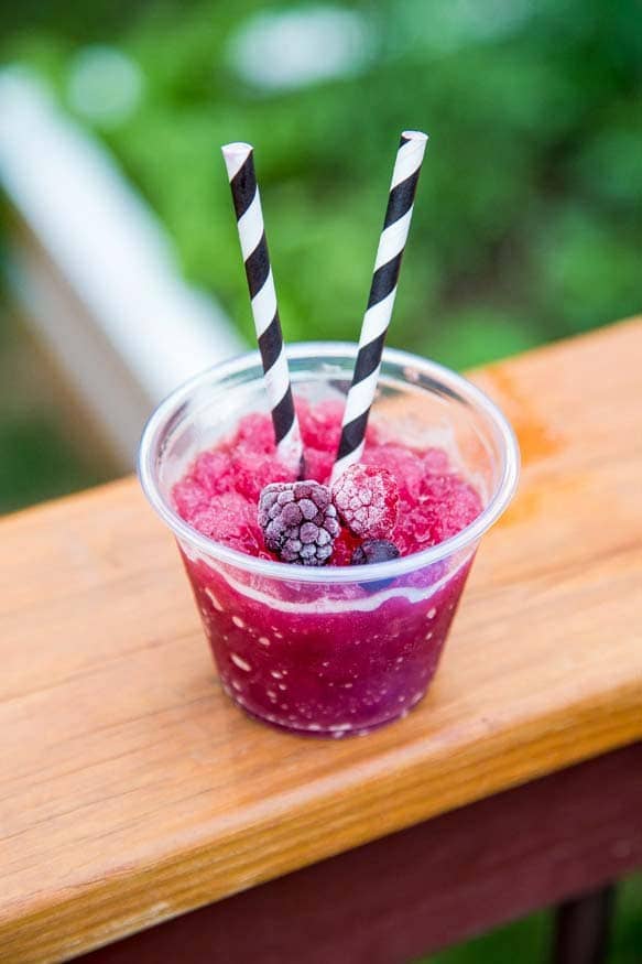 Frozen Cocktail Wine Slush Mixes: Triple Berry Wine Slush