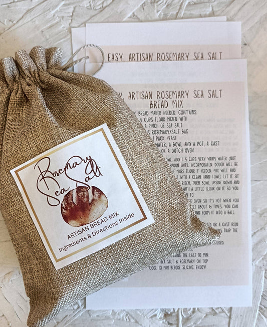 Artisan Bread Mix: Rosemary Sea Salt