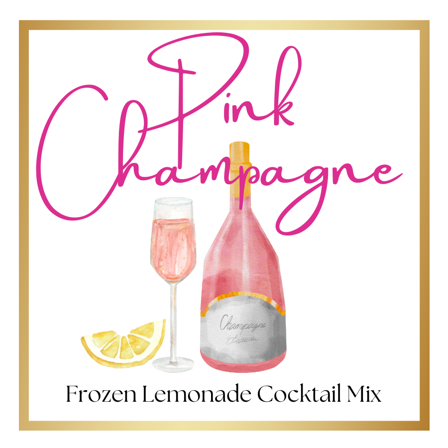 Frozen Cocktail Wine Slush Mixes: Pink Champagne Frozen Lemonade