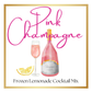 Frozen Cocktail Wine Slush Mixes: Pink Champagne Frozen Lemonade