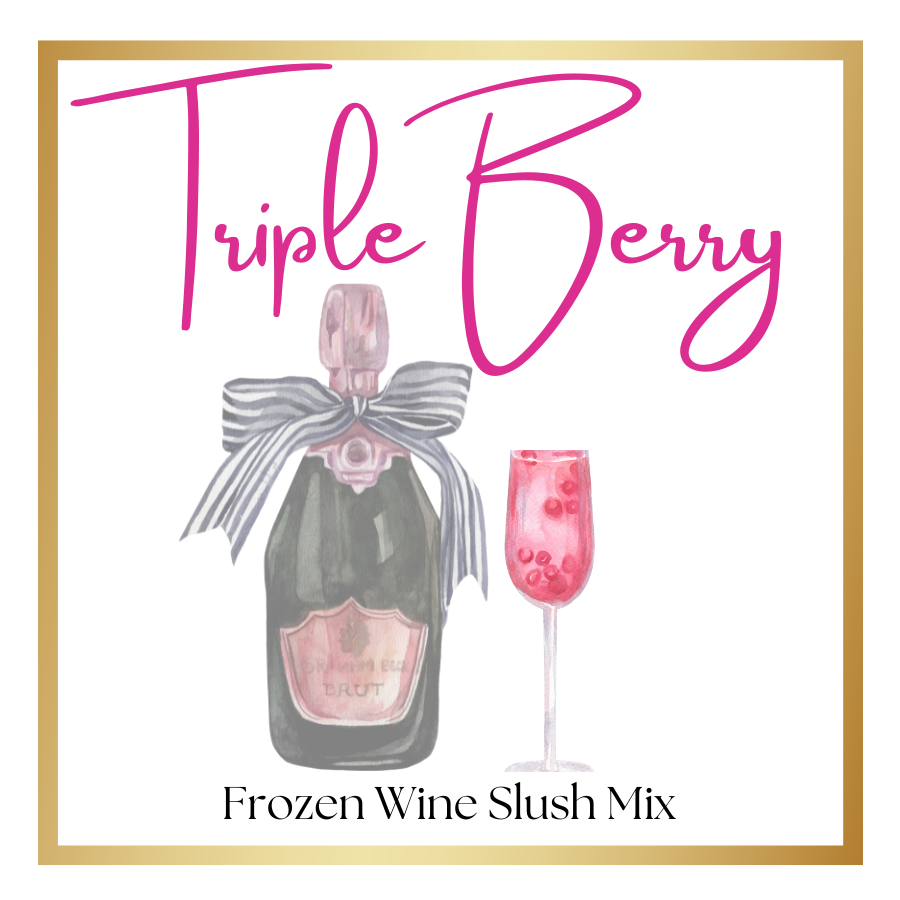 Frozen Cocktail Wine Slush Mixes: Triple Berry Wine Slush