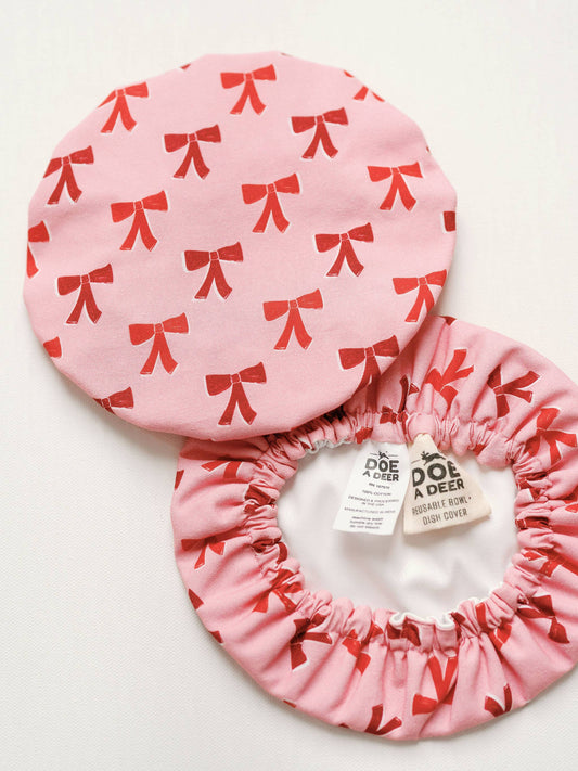 Holiday Bowl + Baking Dish Covers: Bows - Mini